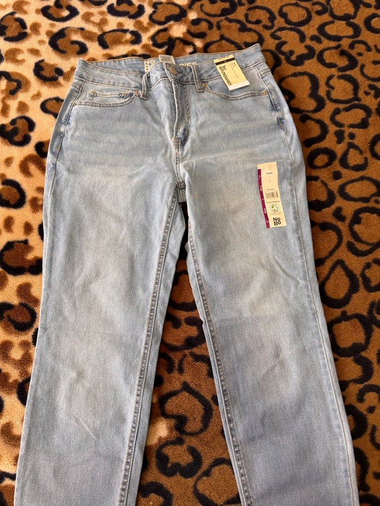 No Boundaries Denim - No Boundaries Light Blue Straight Leg Jeans